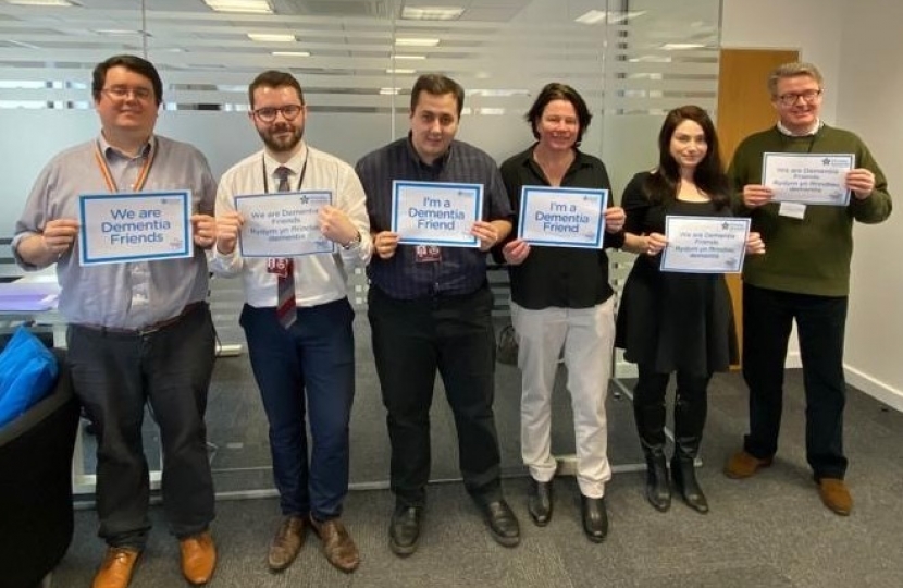 Welsh Conservative Group dementia friends.