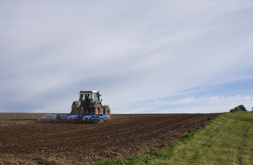 A tractor.