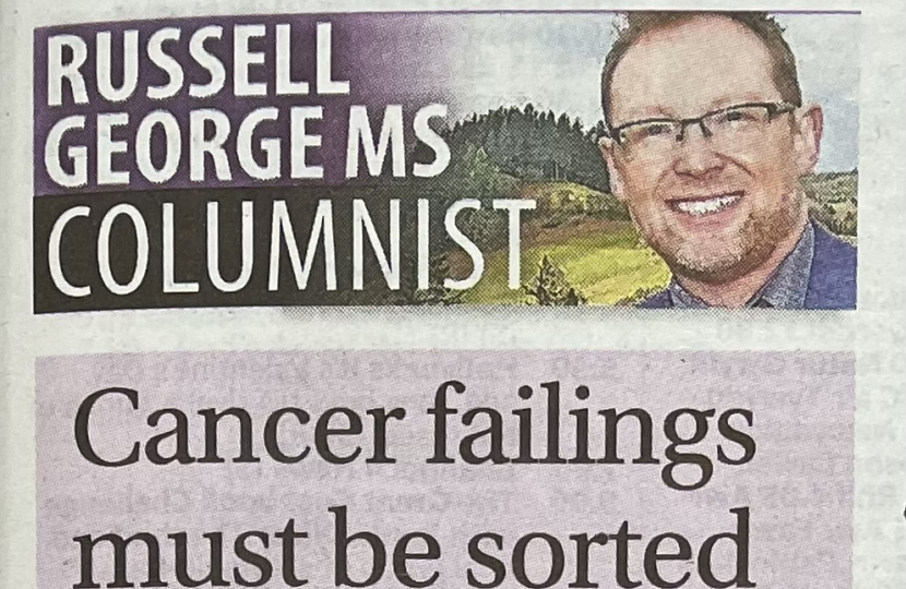 Cancer failings must be sorted